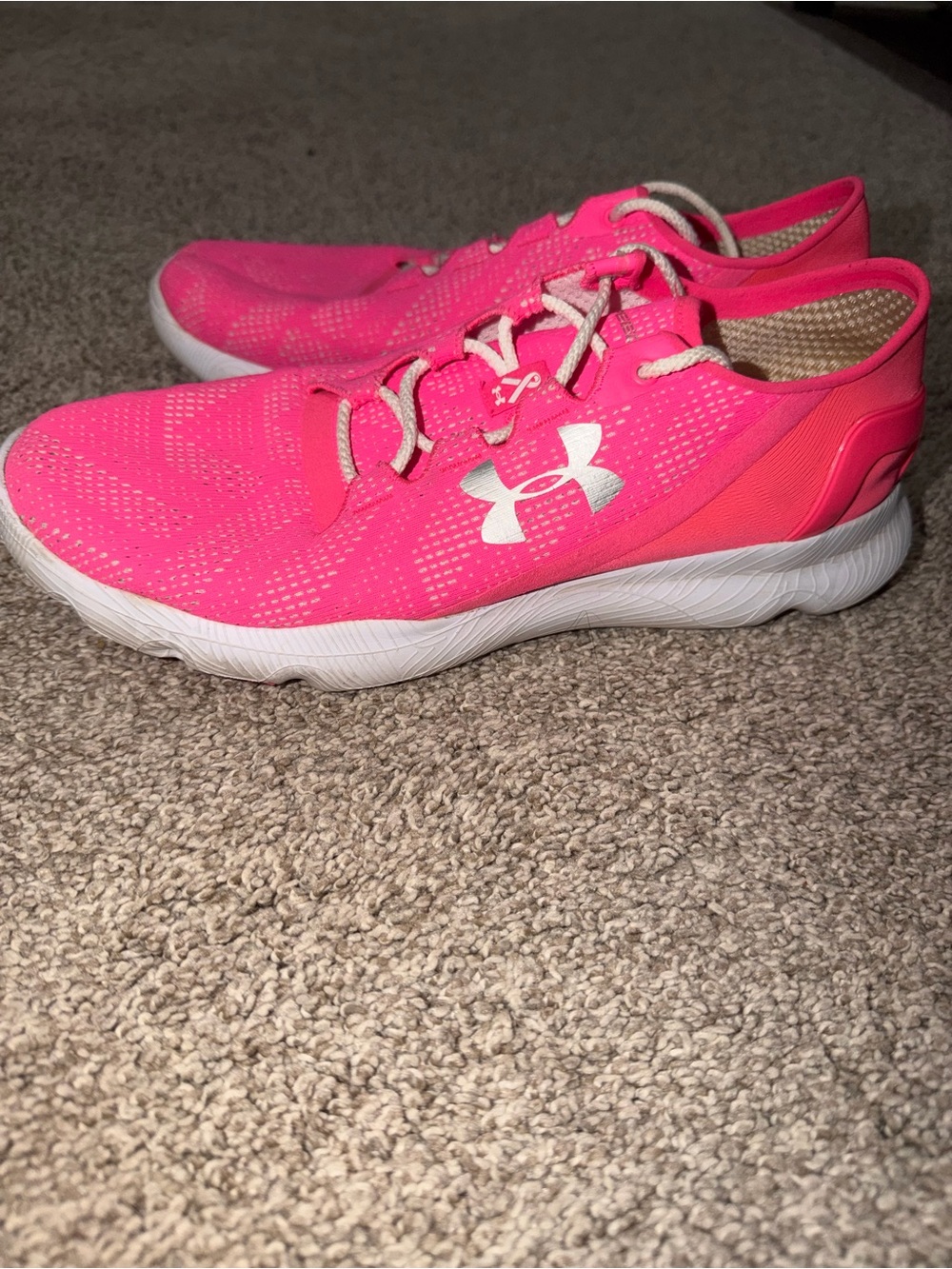 Under Armour Women's Bright Pink Training Sneakers